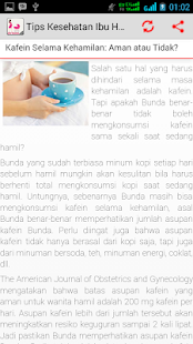 Tips Kesehatan Ibu Hamil Screenshots 1