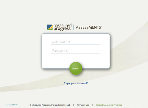 Measured Progress ASSESSMENTS