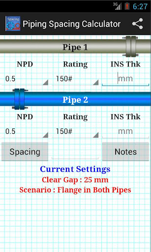 Piping Spacing Calculator Pro