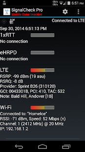 SignalCheck Pro Screenshot