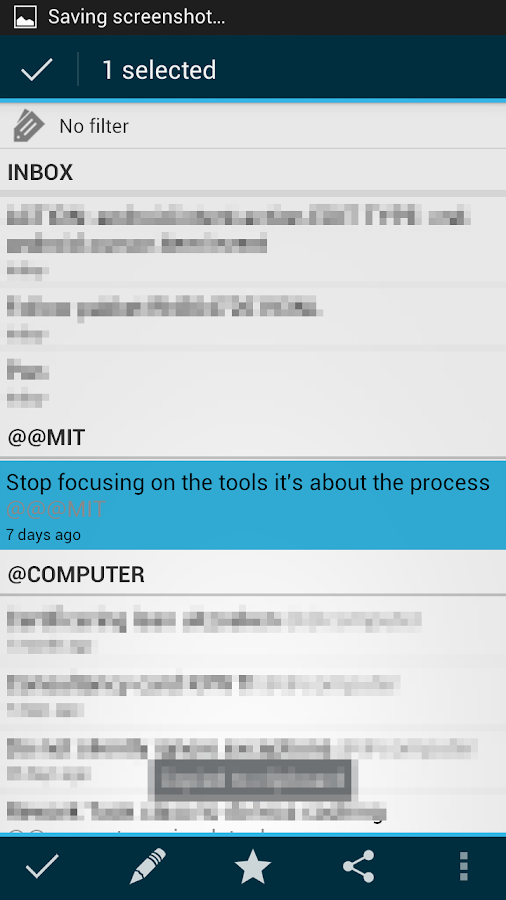    Simpletask- screenshot  