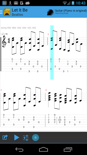 기타 타브악보 뷰어 Guitar Tab Viewer