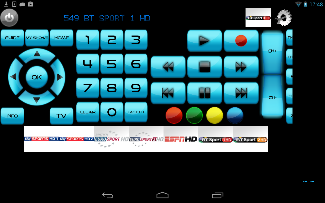    MyAV Pro Universal WiFi Remote- screenshot  