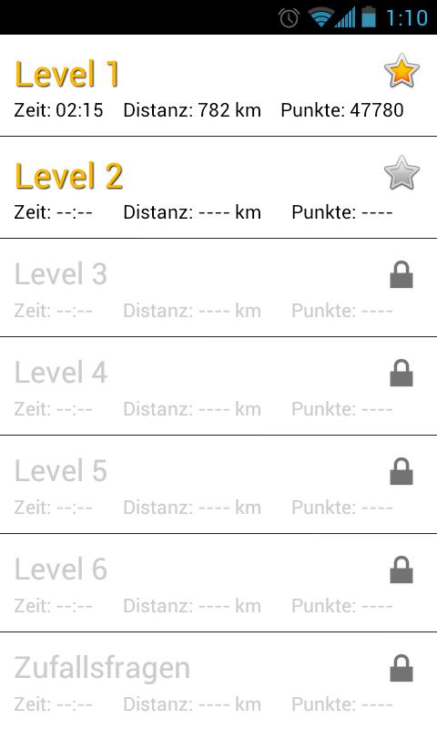 Wo ist der Ort? Fußball Screen 2