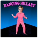 Dancing Hillary logo