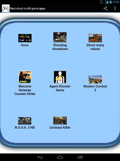 Best shoot to kill game apps