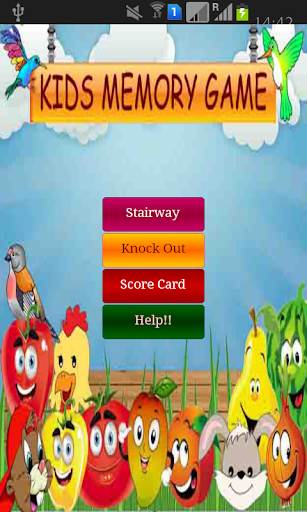 kids memory game