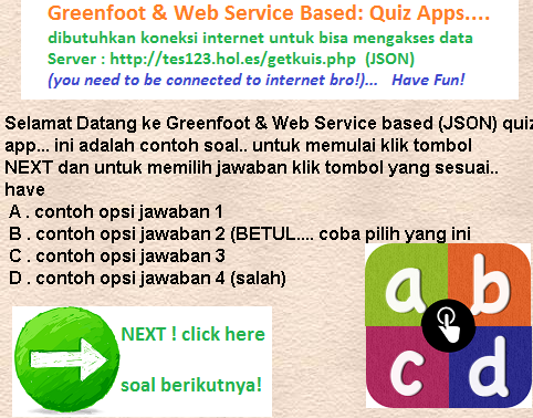 Web Service Based JSON Quiz