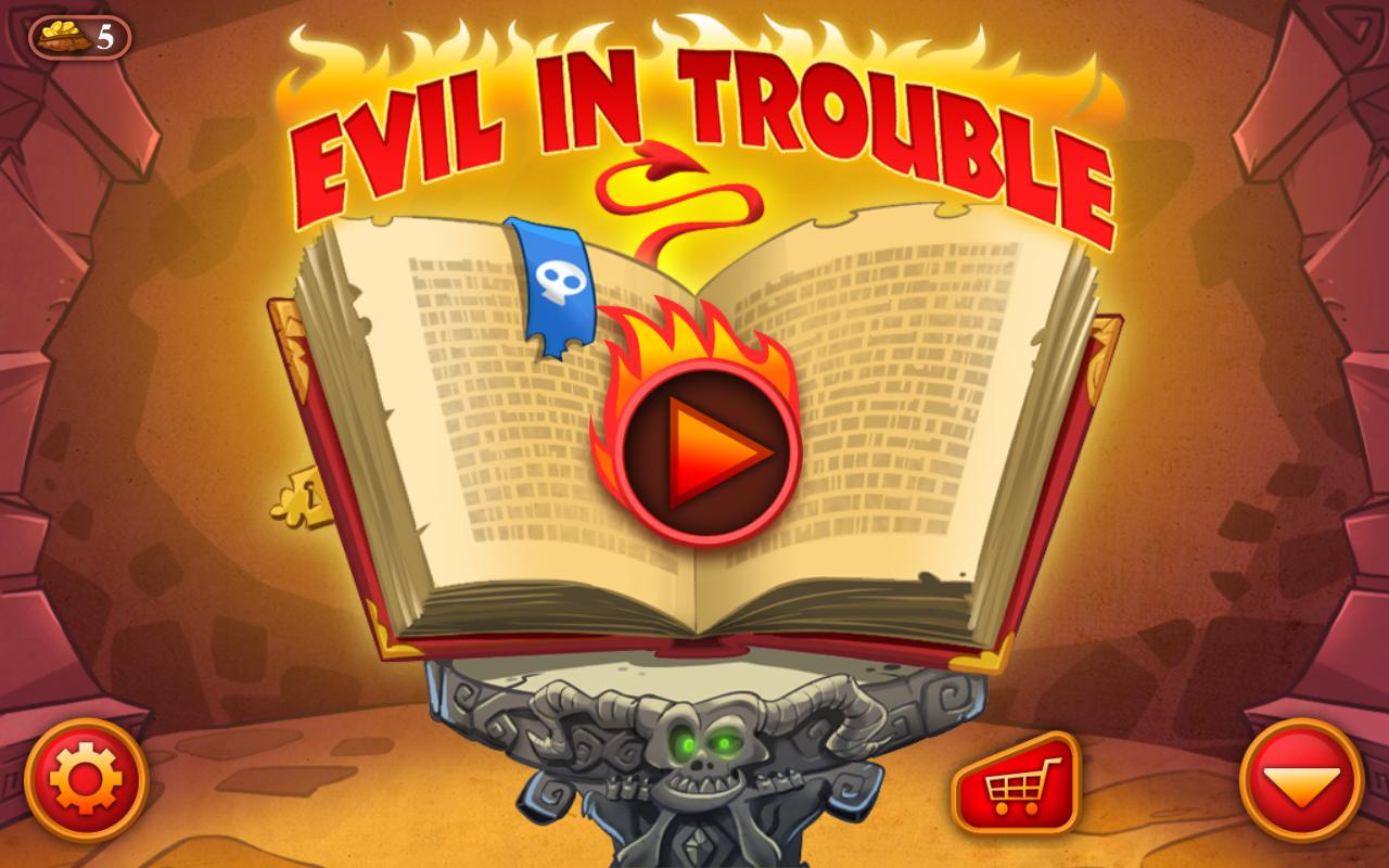 Android application Evil In Trouble screenshort