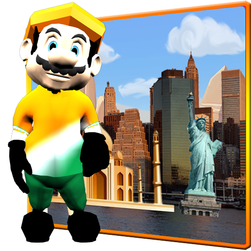 Indian Mario New York City Run LOGO-APP點子