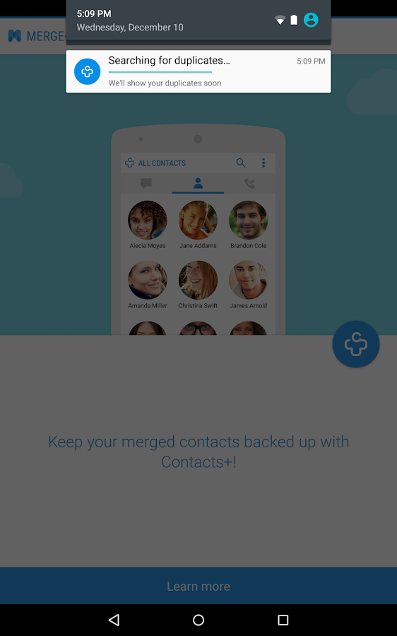 Merge + - screenshot