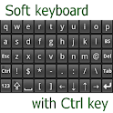 Keyboard with Ctrl key logo