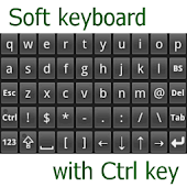 Keyboard with Ctrl key