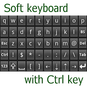 Keyboard with Ctrl key