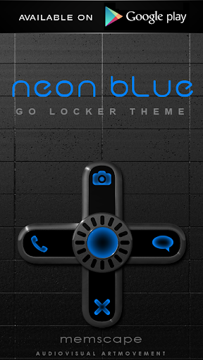 免費下載個人化APP|Poweramp skin Neon Blue app開箱文|APP開箱王