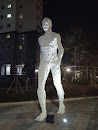 Walking Man Statue