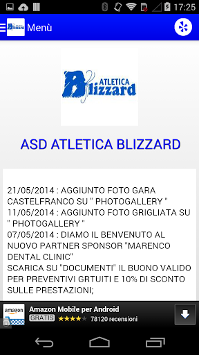 Asd Atletica Blizzard