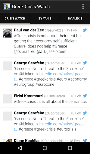 Greek Crisis Watch