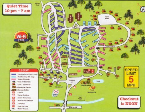 Harrisonburg Koa Campground Map Harrisonburg / Shenandoah Valley Koa | Bookyoursite