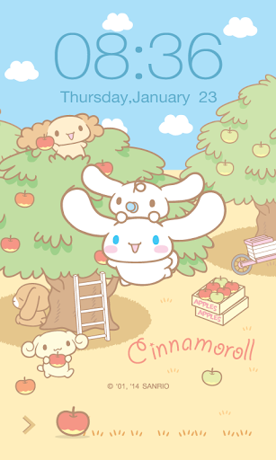 Cinnamoroll Apple Screen Lock