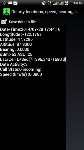 GPS locations CellID Signals.