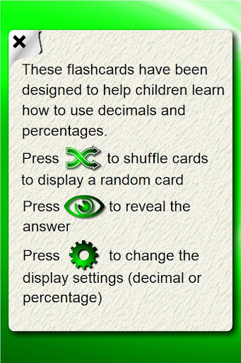 【免費教育App】Decimal Percentage Flash Cards-APP點子