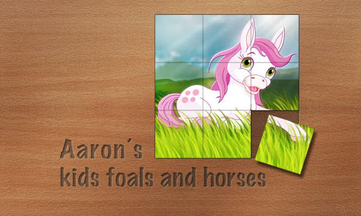 Aaron's kids foals and horses