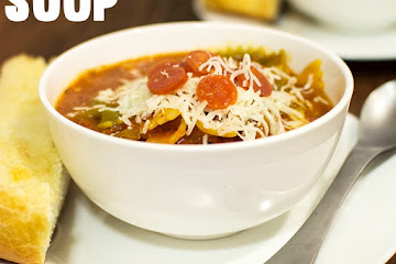 One Pot Hormel Pepperoni Pizza Soup