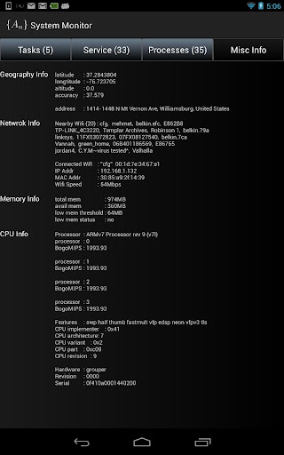 Task Service Process Monitor