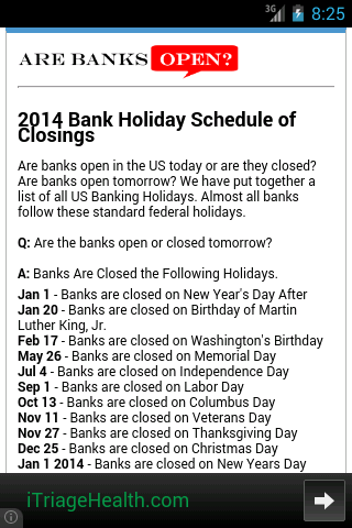 Bank Hours