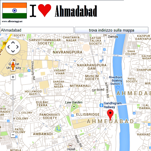 Ahmadabad map