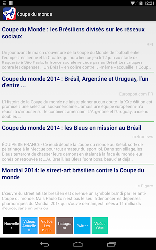 【免費運動App】Nouvelles de Coupe du Monde-APP點子