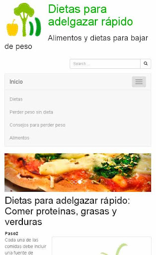 【免費健康App】Dietas para adelgazar rápido-APP點子