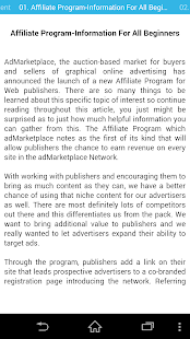 Guides for Affiliate Program - náhled