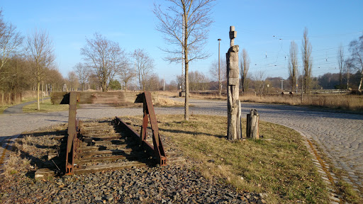 Wiesenburg Artwork Railway Track