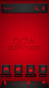 Free ADW Theme Darkroom Red APK