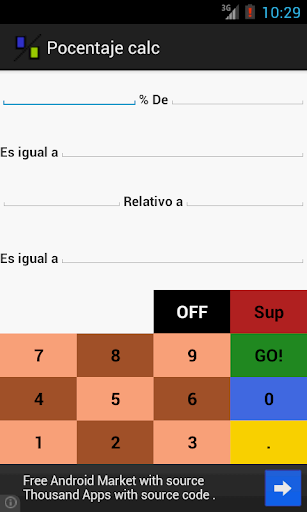 Porcentaje calc