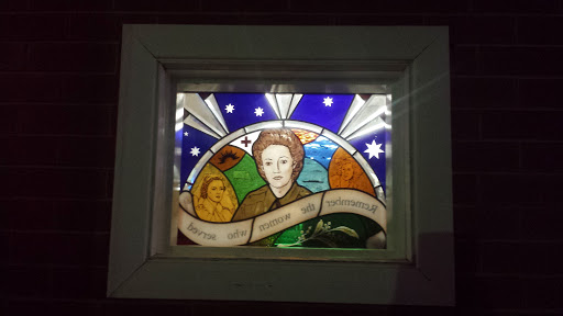 Army Nurses Stained Glass 