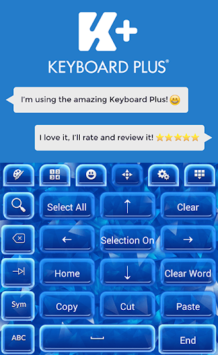 免費下載個人化APP|Keyboard Plus Glow Blue app開箱文|APP開箱王