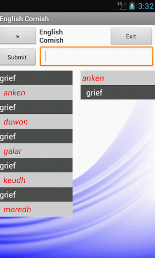 English Cornish Dictionary