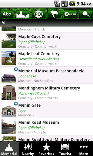 Flanders Fields Memorials