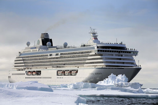 Crystal-Serenity-North-Cape-Ice-Barrier - Sail to Alaska on Crystal Serenity to explore the Last Frontier in style and comfort.