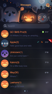 How to install GO SMS PRO TRICK TREAT THEME lastet apk for bluestacks