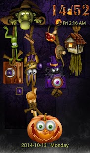 Android application GO Locker: Halloween Theme screenshot