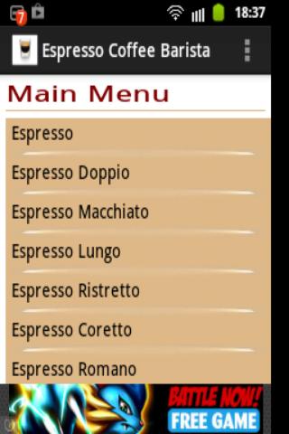 【免費生活App】Espresso Coffee Recipes-APP點子