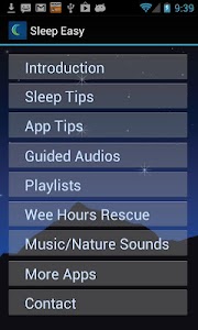 Screenshot iSleep Easy Sleep Meditations v1.6