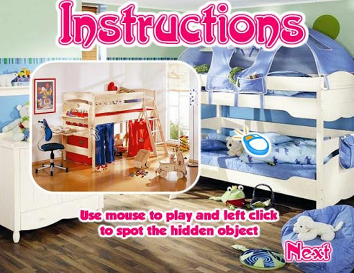 Kid's Bedroom Hidden Objects