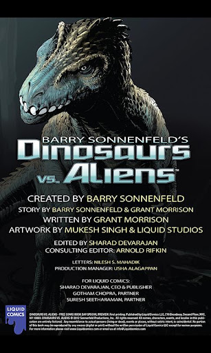 Dinosaurs vs Aliens FCBD