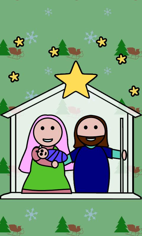 Android application Burts Holidays Coloring Book screenshort