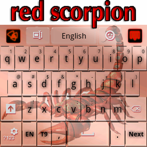 GO Keyboard Red Black Scorpion LOGO-APP點子